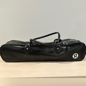 RARE Lululemon athletica Black Vinyl  Yoga Mat